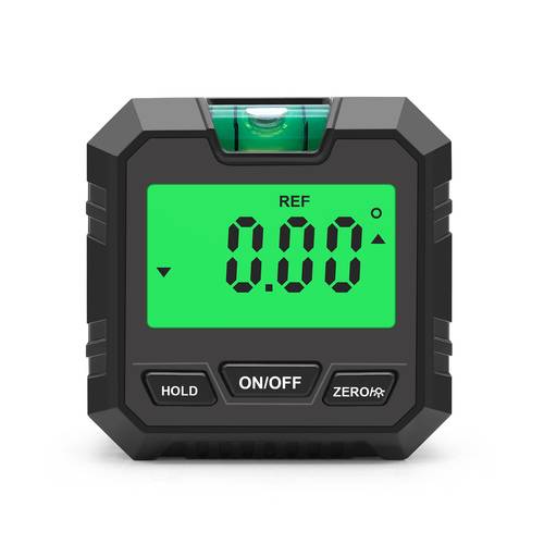 90 degree magnetic digital protractor digital protractor woodworking micro clamp gauge measuring cube digital protractor with lcd backlight without battery suitable for and renovation projects