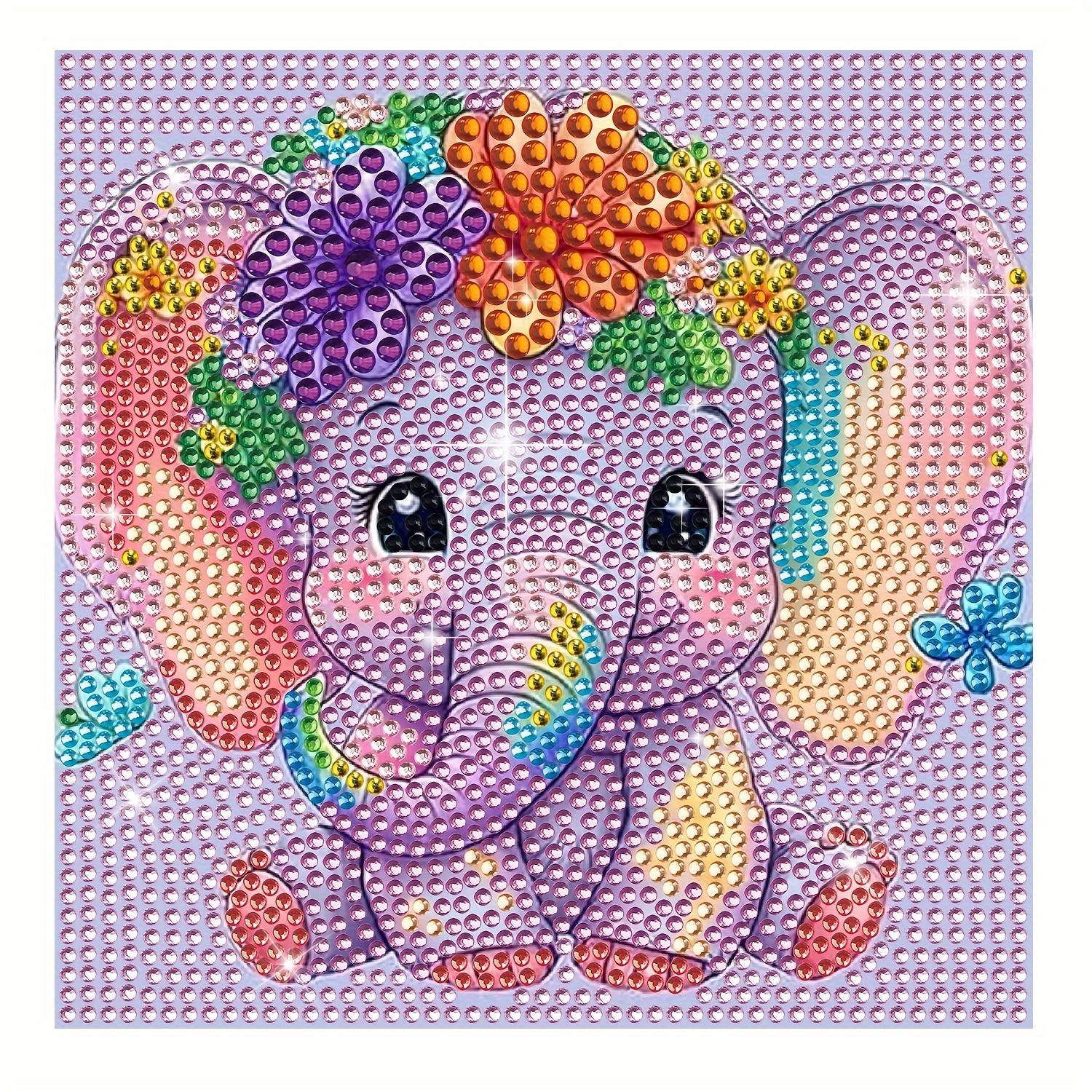 TEMU 5d Diamond Painting Art Set, Cartoon Animal Mosaic Kit, Suitable For Beginners, 5d Full Diamond Painting Kit, Mosaic Set, Ideal For Home Wall