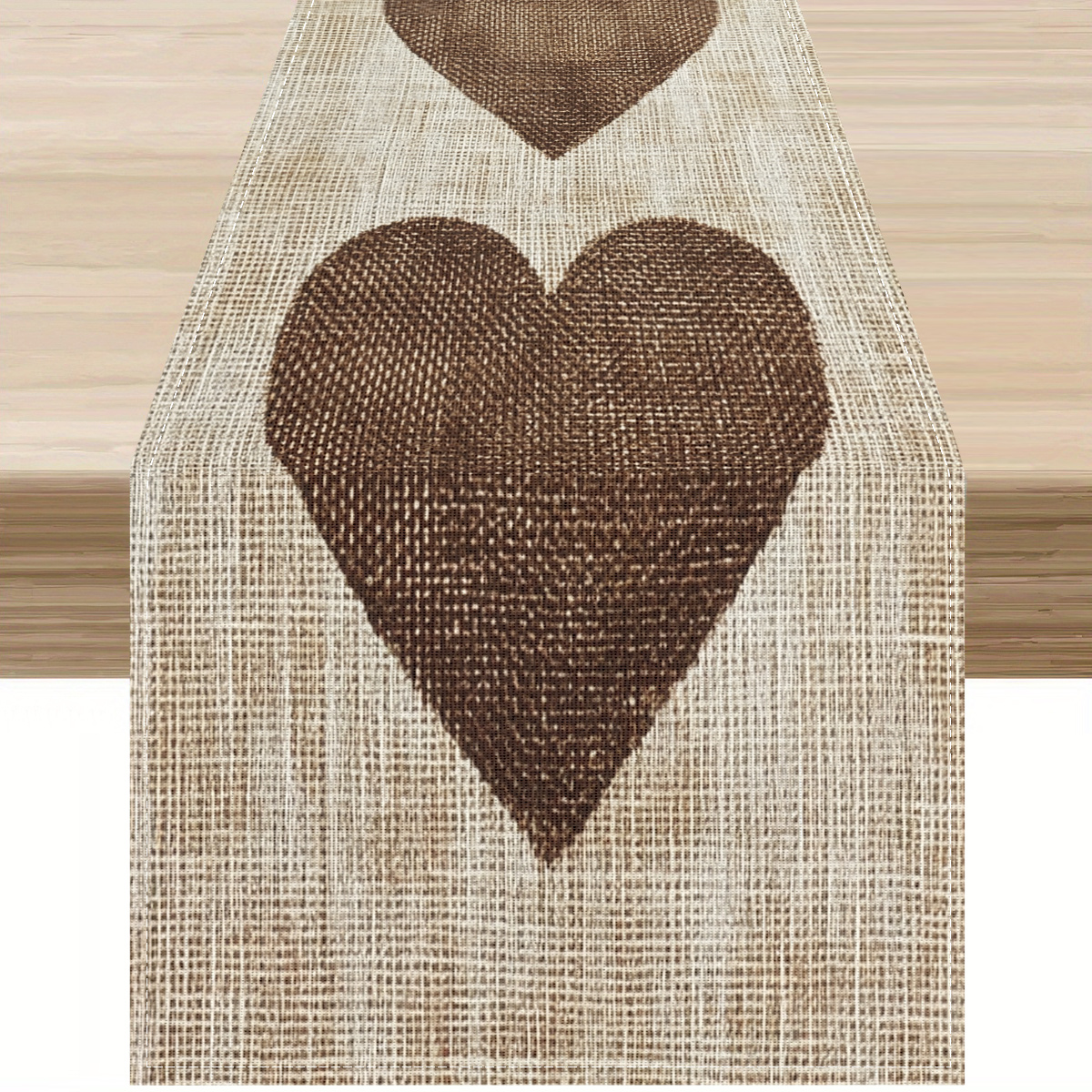 TEMU Bandierina da vintage a forma di cuore, adatta per casa, cucina e tavolo da , tovaglie, stoviglie, runner da . Tema San Valentino, bandierina da