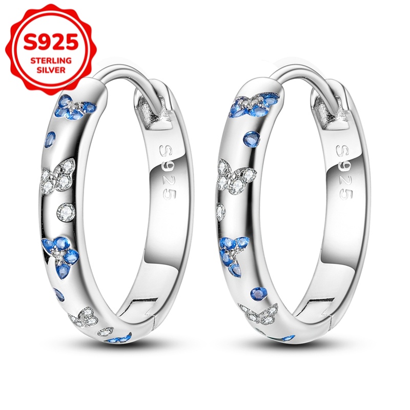 925 Sterling ' Hypoallergenic Shiny Earrings, Exquisite Earrings, Elegant Gift For Her