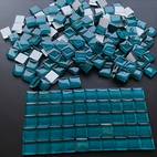 100pcs square tiles 1 0x1 0cm high temperature glass art projects crafts cup coasters handmade puzzles art supplies