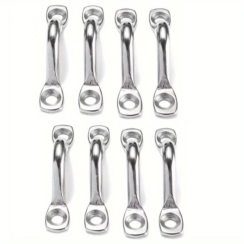 TEMU 4/6/8pcs Stainless Steel 5mm Wire Boat Marine Tie Down Fender Hook Canopy For Rv Engines Additions