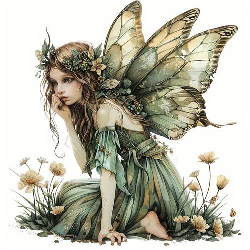 2d flat 2d forest fairy design high double sided printed white vinyl stickers removable decals for cars motorcycles blocks bumpers multi surface decoration vehicle decoration motorcycle decals