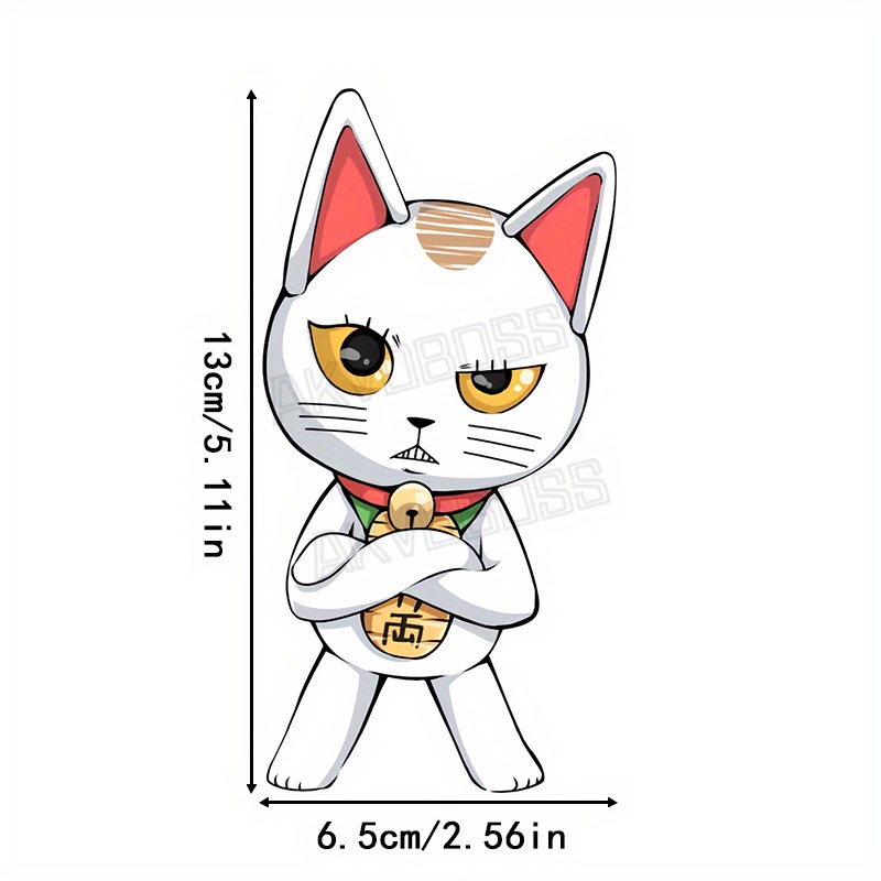 Cat Grandma Vinyl Bumper Sticker - 5 Inch Waterproof Decal For Cars, Laptops, Windows