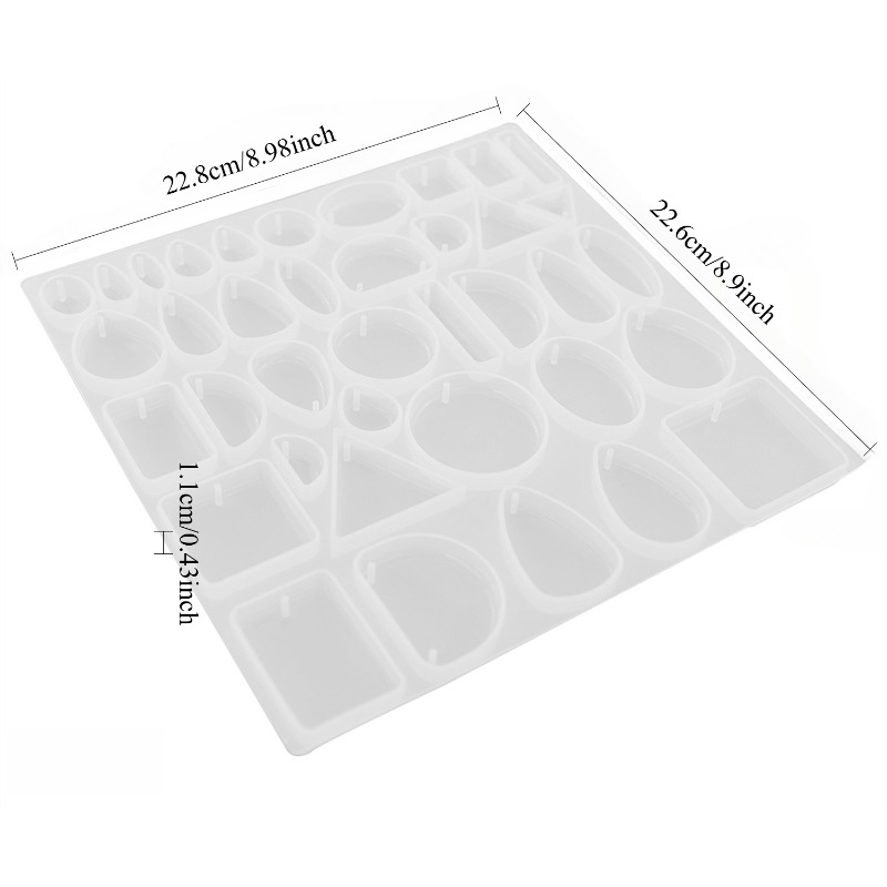 TEMU Stampo in silicone resina Retro Time Gem Casting Mould Strumento di produzione aggiuntive a