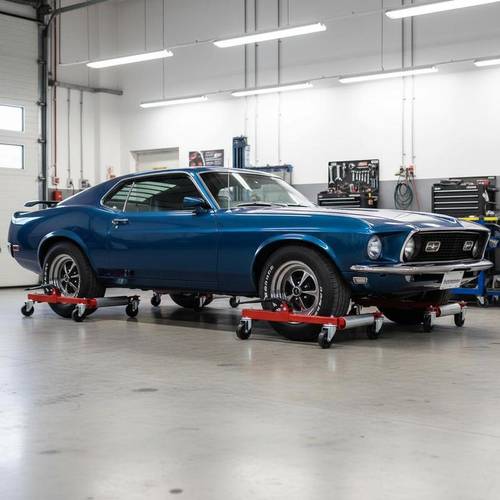 wheel trolley max lifting capacity 1500 lbs car trolley jack with 360 rotating wheels heavy duty vehicle positioning ratchet jack for vehicle repair and moving set of 4 holiday gifts
