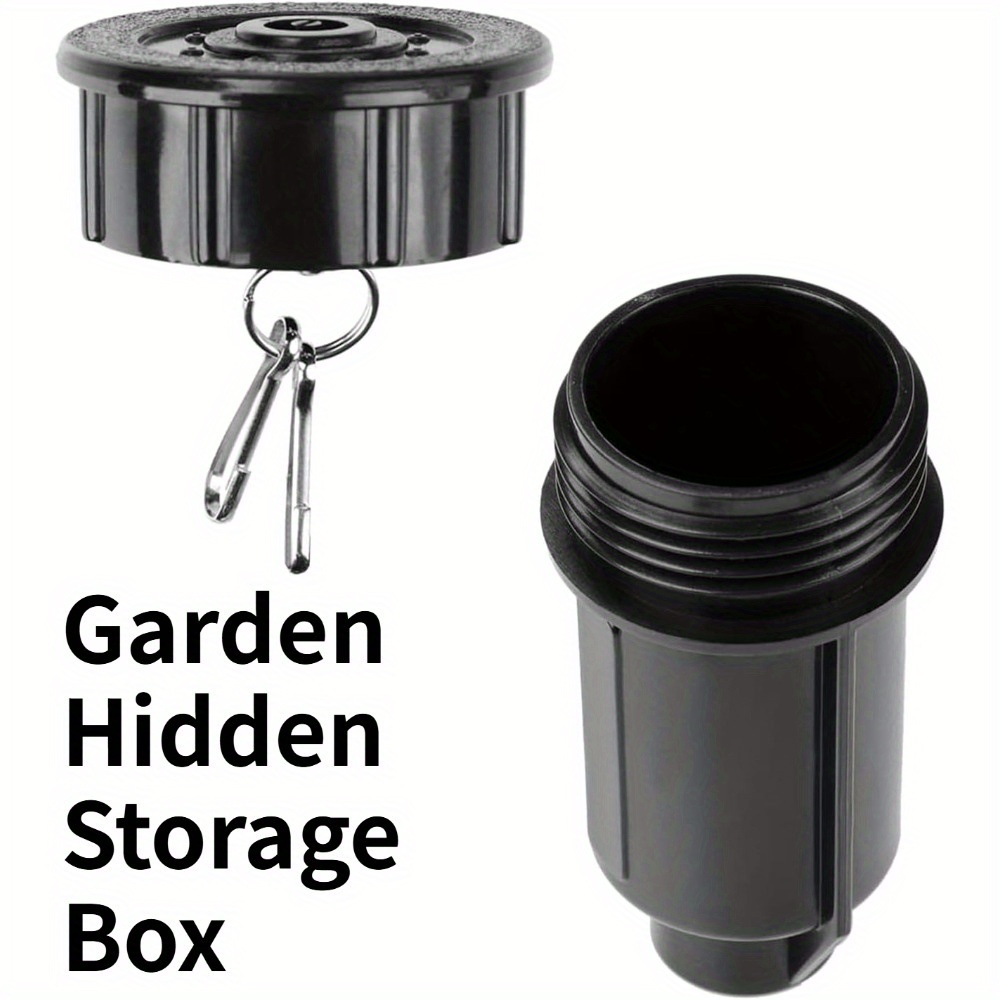 Outdoor Hidden Storage Box - Waterproof &  -Resistant, Durable & Drop-Proof,   with Key Lock, Black,    , Garden, or Patio Use, Garden Storage Box,  , Secure Locking Mechanism, Box, Cabinet, Rack for Outdoor Storage, Outdoor Storage Box, Outdoor Garden Box, Outdoor Cabinet, Outdoor Garden Cabinet, Outdoor Garden Storage Box, Box,Cabinet,Rack for Outdoor Storage