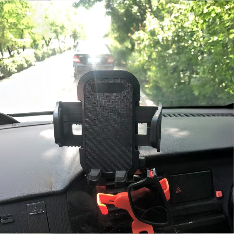 E-shop 1 Universal Auto Armaturenbrett Handyhalterung, PVC Material mit Klebepad, Auto Saugnapf Handyhalter