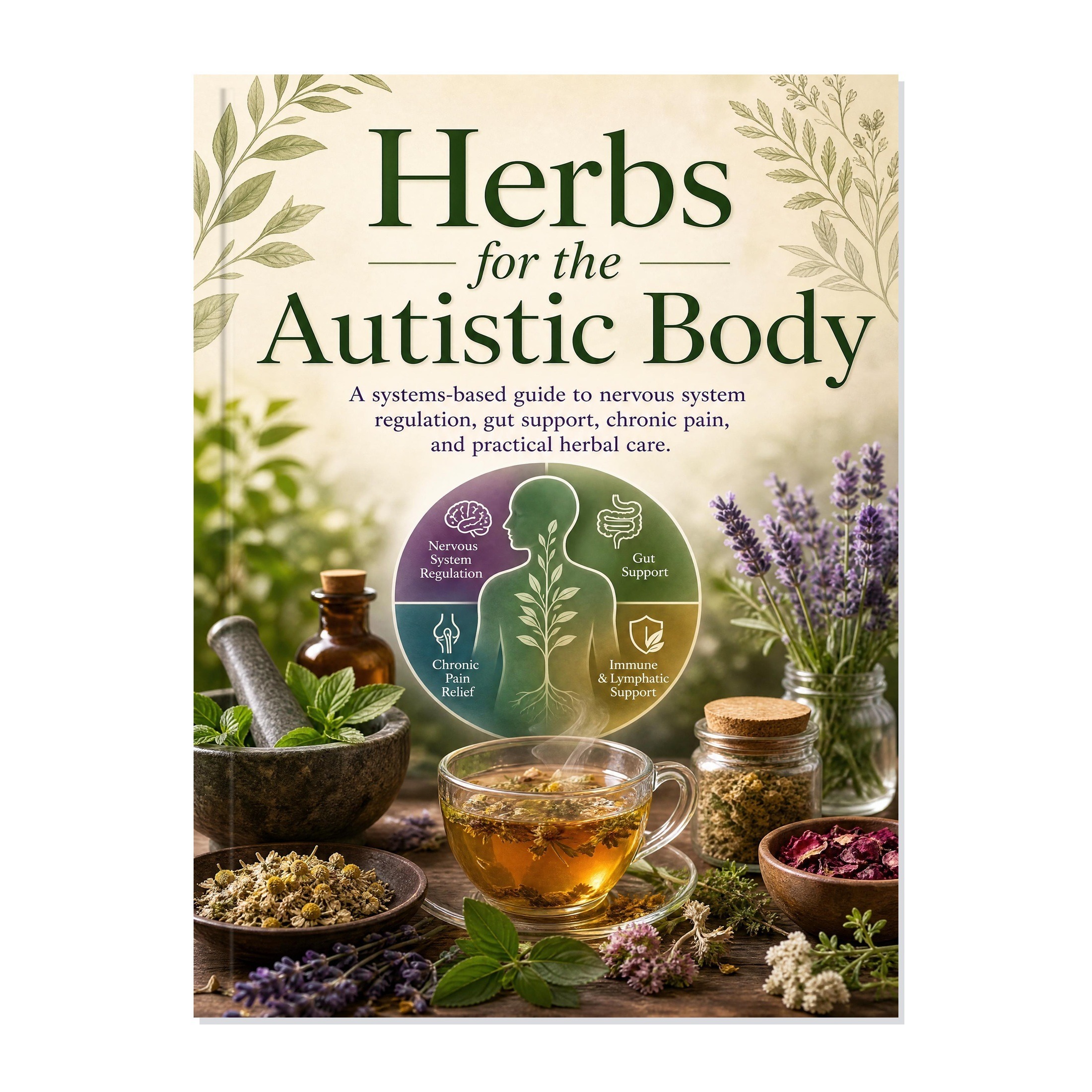 TEMU Herbs For The Autistic Body - A Systems-based Guide To Nervous System Regulation, Gut Support, Chronic Pain, And Practical Herbal Care