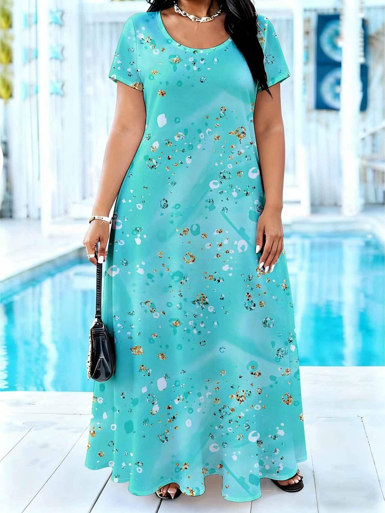 turquoise casual dresses Lars Maxi Dress fits waist around 26 turquoise: Dresses For Women |
