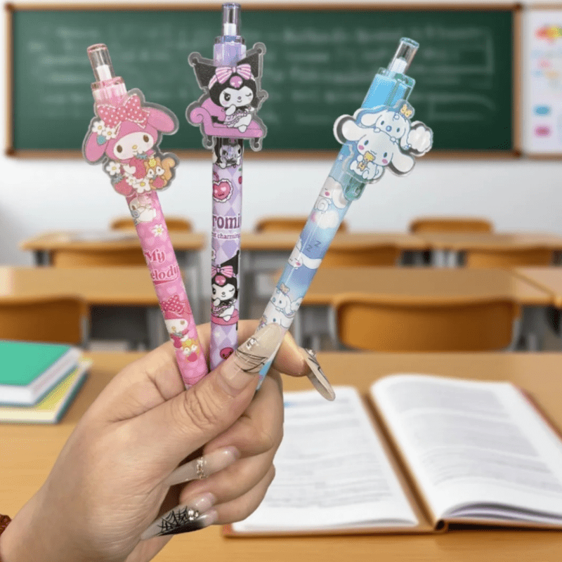 sanrios set of 48 cartoon click pens features   designs making them   pens for girls   are   great for students during exams and     characters such as for   and kt cat Product details 3