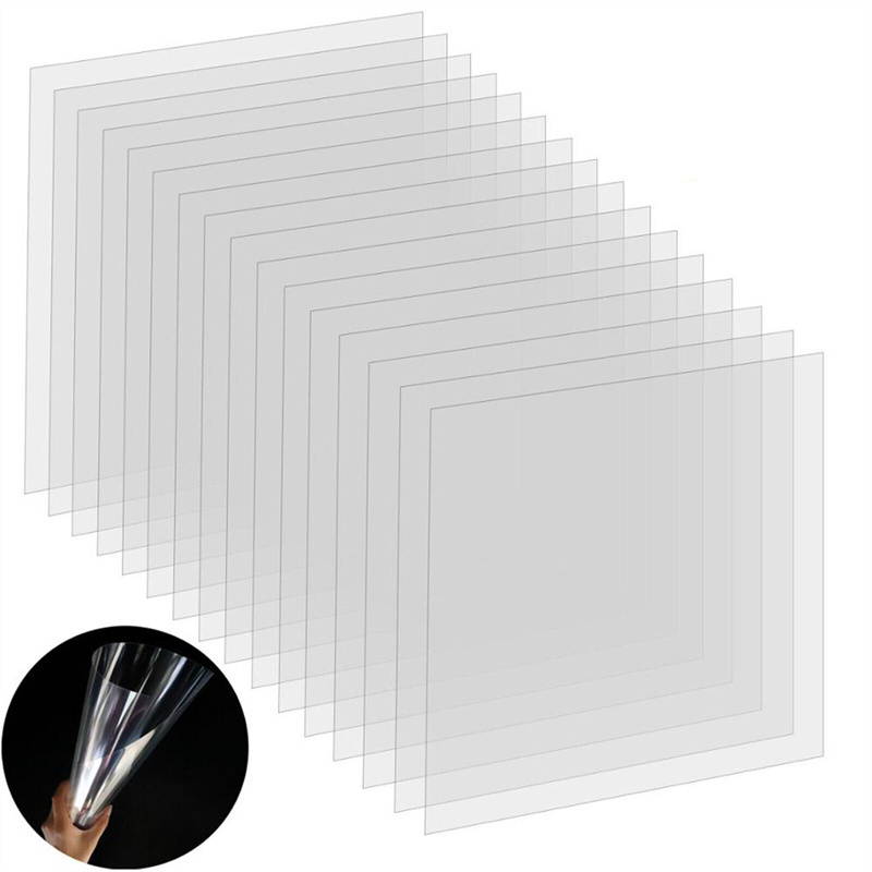 TEMU 26pcs A4 Clear Mylar Stencil Sheets - Durable, Reusable, And Washable Transparent Plastic For Crafts, Drawing, And Diy Projects - Cricut,