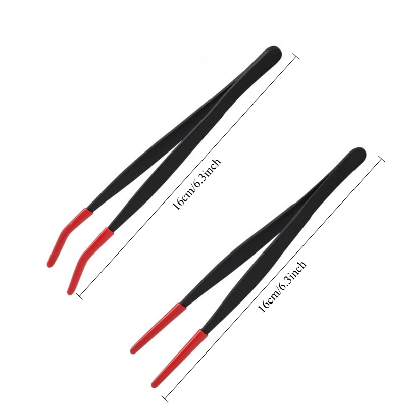 TEMU Non-slip Grip Holding, Safe And Won't Hurt The Mouth. Suitable For Various Reptile Feeding Tweezers: Turtle Feeding Tweezers, Lizard/ Feeding
