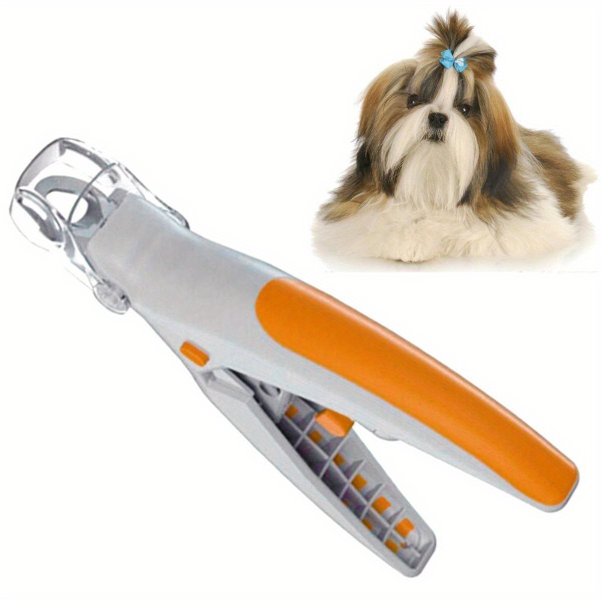 TEMU Pet Nail Clipper Grooming Nail Clipper Led Light Pet Nail Clipper Claw Scissor, Without Battery