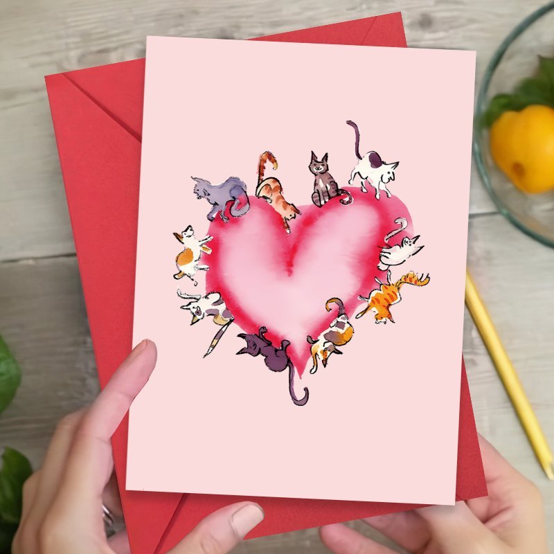 

1pc Valentine's Day Card, Romantic Paper Anniversary/birthday Gift For Husband, Wife, Boyfriend, Girlfriend