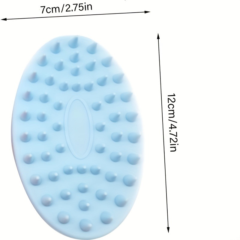 2-in-1 Bath and Shampoo Brush, Universal Body Bath Brush