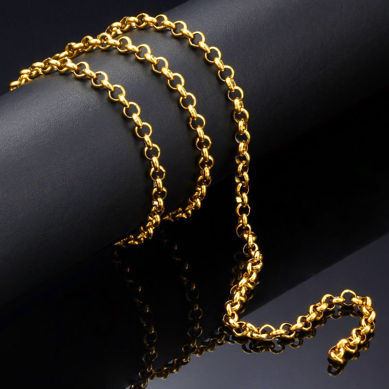 DIY Square Box Golden Base Necklace, Stainless Steel