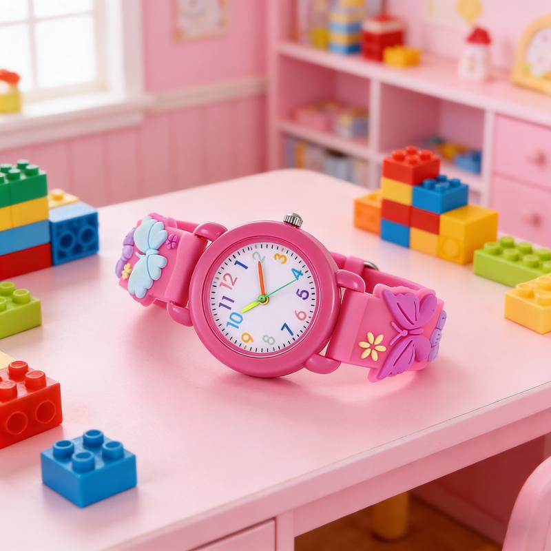 Butterfly Cartoon Quartz Watch for Kids