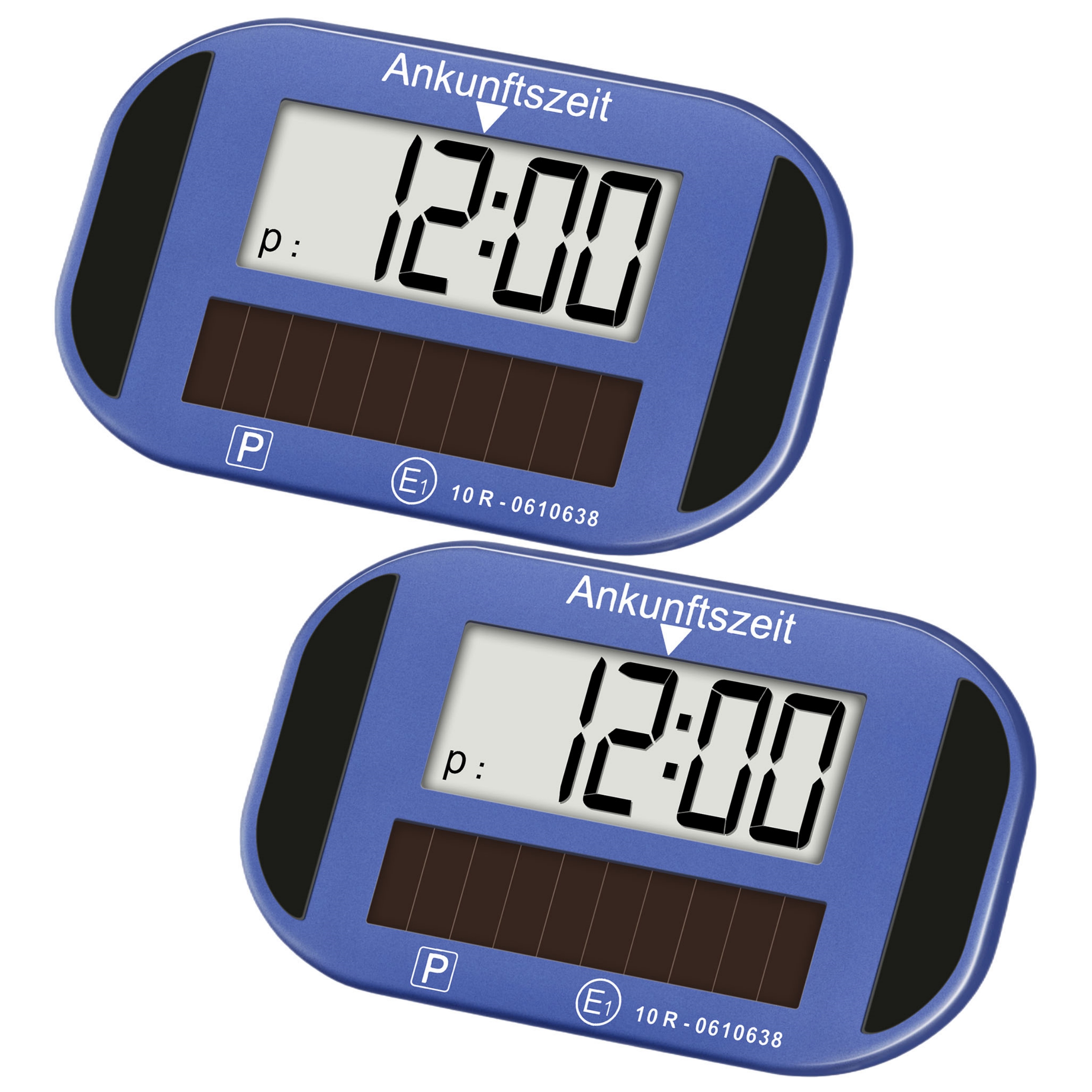 Image of Square-shaped Parking Timer, Solar Energy During , With A Backup Of Button Batteries At Night, Automatically Switches Between Without The Need For Manual Operation.