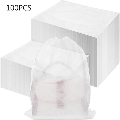 100pcs disposable non woven fabric shoe storage bag for travel shoes protects against yellowing and sun thickens to prevent dust and dirt and is easy to clean
