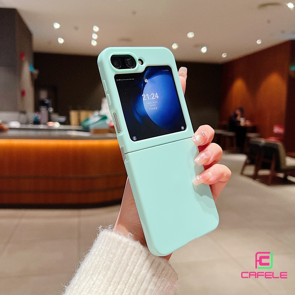 Phone Case: Phone Case - Compatible With Zflip7, 6, 5, 4, 3, Xiaomi Mixflip 1, Mixflip2, Moto 60, 50, 40, Ultra 60 Pro Phone Cases, Jelly Foldable, Seamless Glossy Solid Color