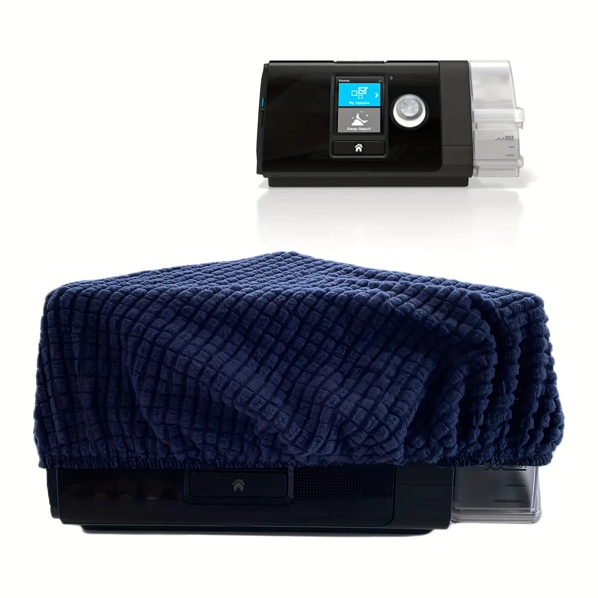 Pokrov za enojni CPAP aparat proti – pletena tkanina za zaščito opreme za apnejo, združljiv z večino modelov, uporabniku prijazna in pralna