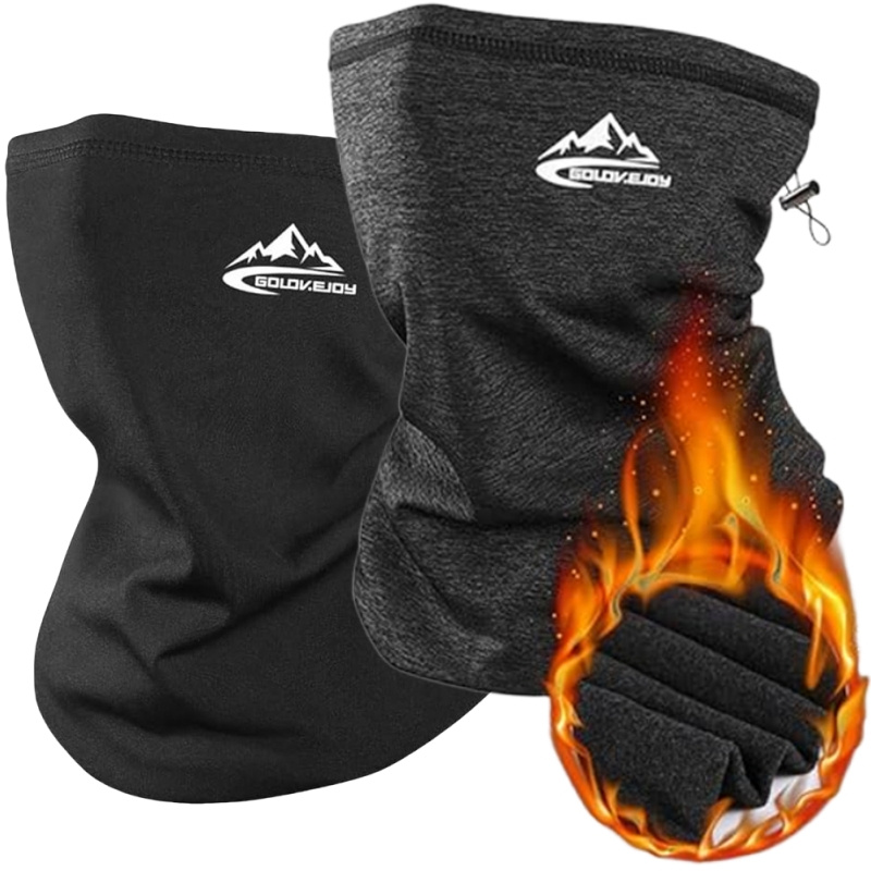 1pc men's neck gaiter, multifunctional ski mask, fleece windproof