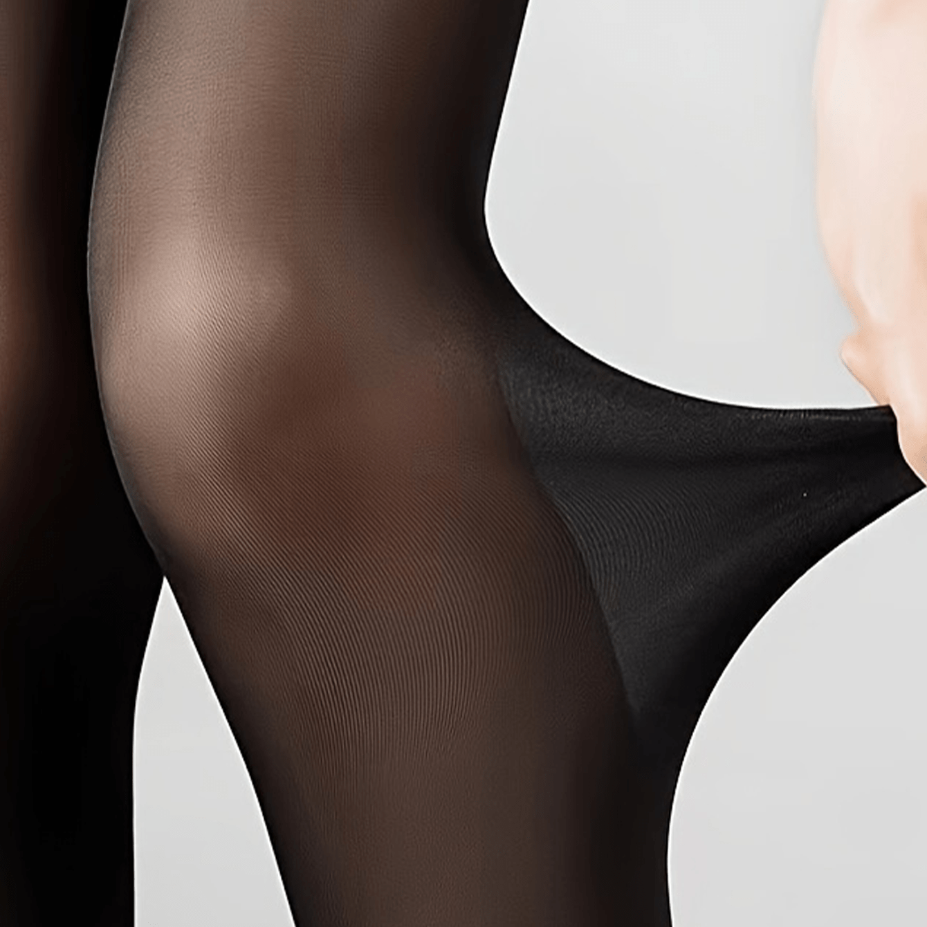 Image of Ultra-sheer Black 1 Pair Thigh-high Stockings | Smooth, Stretchy And Comfortable | For Casual Attire, Tights Stockings, For Teenager, Fall And Winter Clothes, For Teenager