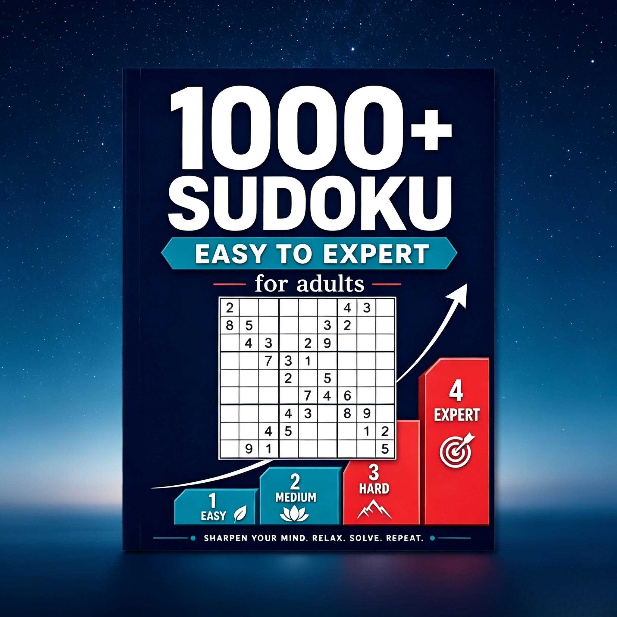 Easy-to-play Solitaire Game for Seniors, Brain-training Puzzle Book