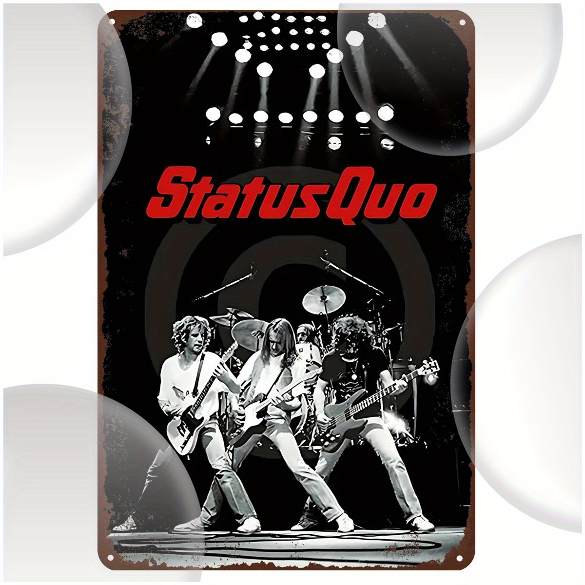 

Vintage Quo Metal Tin Sign (8"x12") - Man Cave, Bar, Cafe, Garage, Or Farmhouse Decor, Room Decor