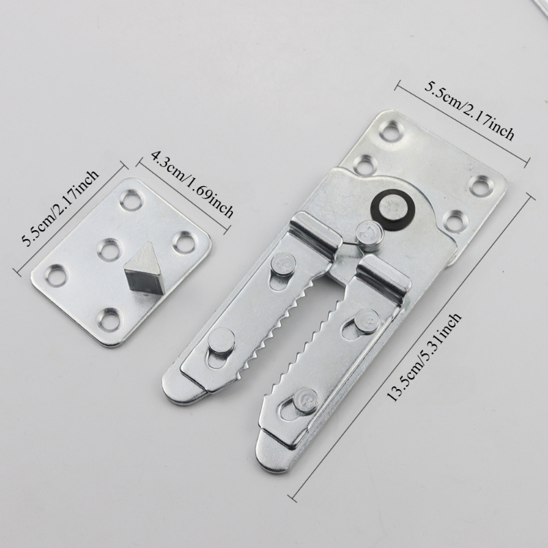 TEMU 2pcs Alligator Mouth Sofa Connectors - - Suitable For All Sofas, Beds, And Furniture Connections - Metal Material
