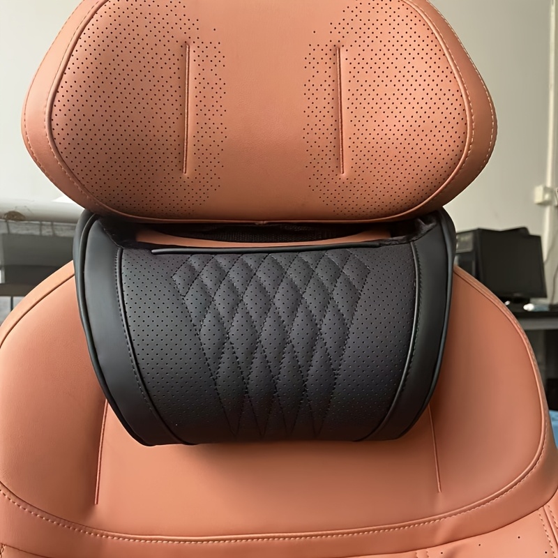 TEMU Luxurious Headrest- Ultra Soft And Breathable Design, Neck Support And Form-fitting Shape, Suitable For All Car Models, Used In Most Vehicles,
