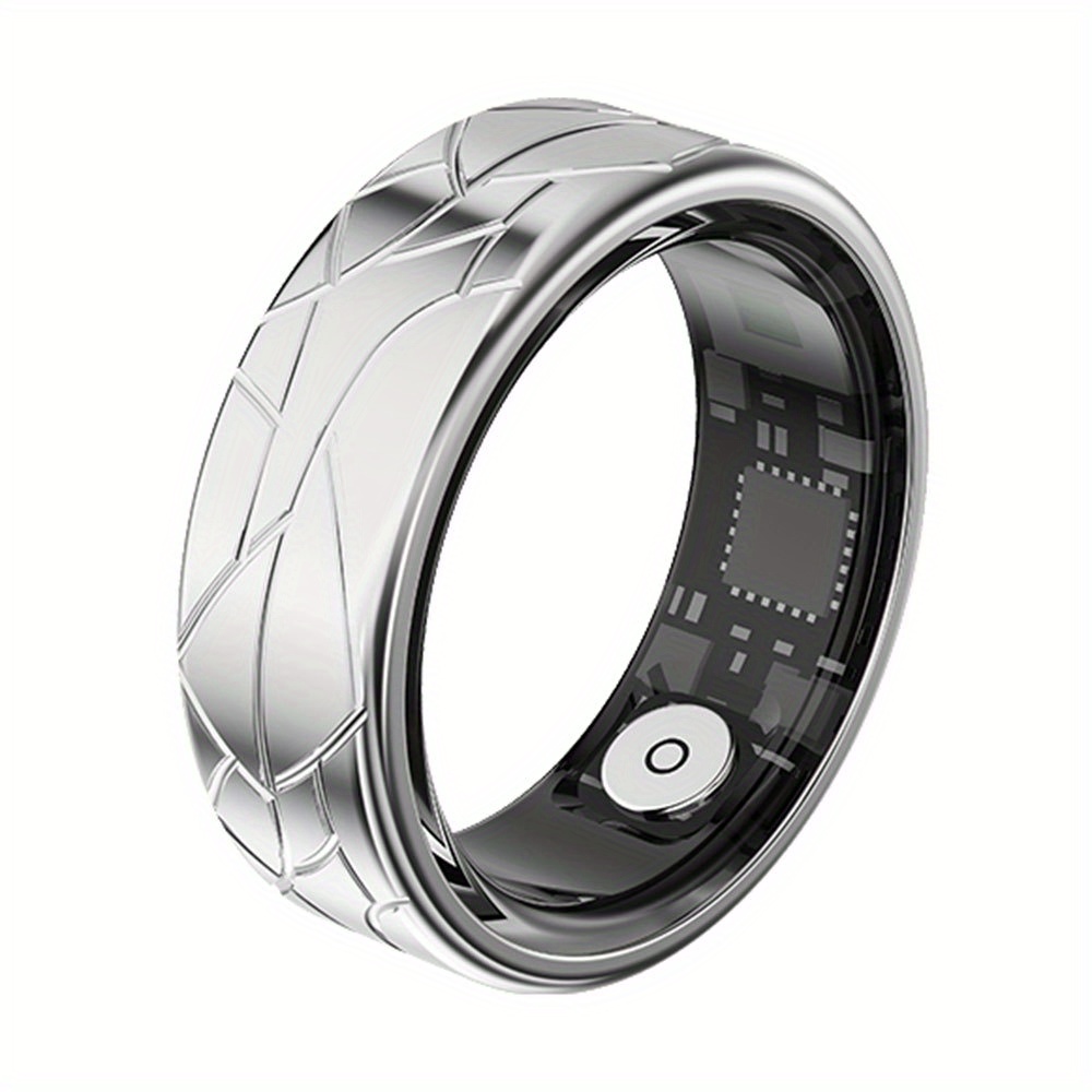 Fitness Tracker Smart Ring with Magnetic USB Charging, Multi-Sport Tracker, Long Battery Life - Stylish Golden Design, Suitable for Men And Women Father'S Day, Mother'S Day, Valentine'S Day Gifts