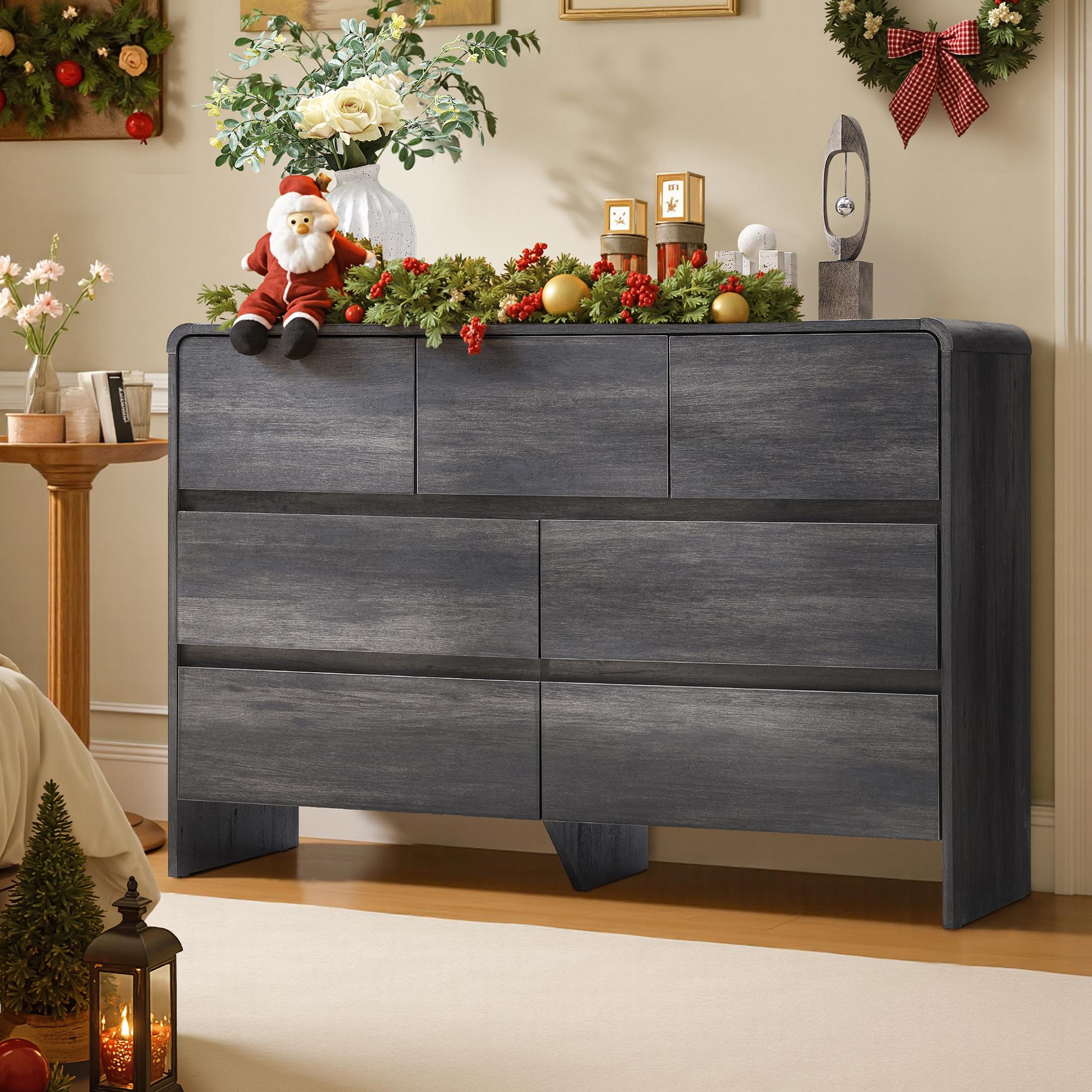 modern 5 6 7 drawer dresser handle free operation - Temu