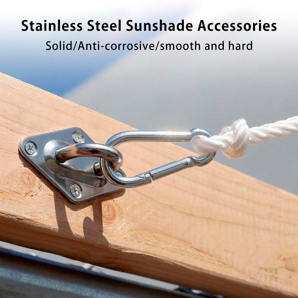 garden sun shade sail fixing kit canopy awning hardware fittings repair set sun shade fixing kit shade sail fittings awning fittings shade sail repair set awning attachment shade sail attachment garden supply   stainless   details 4