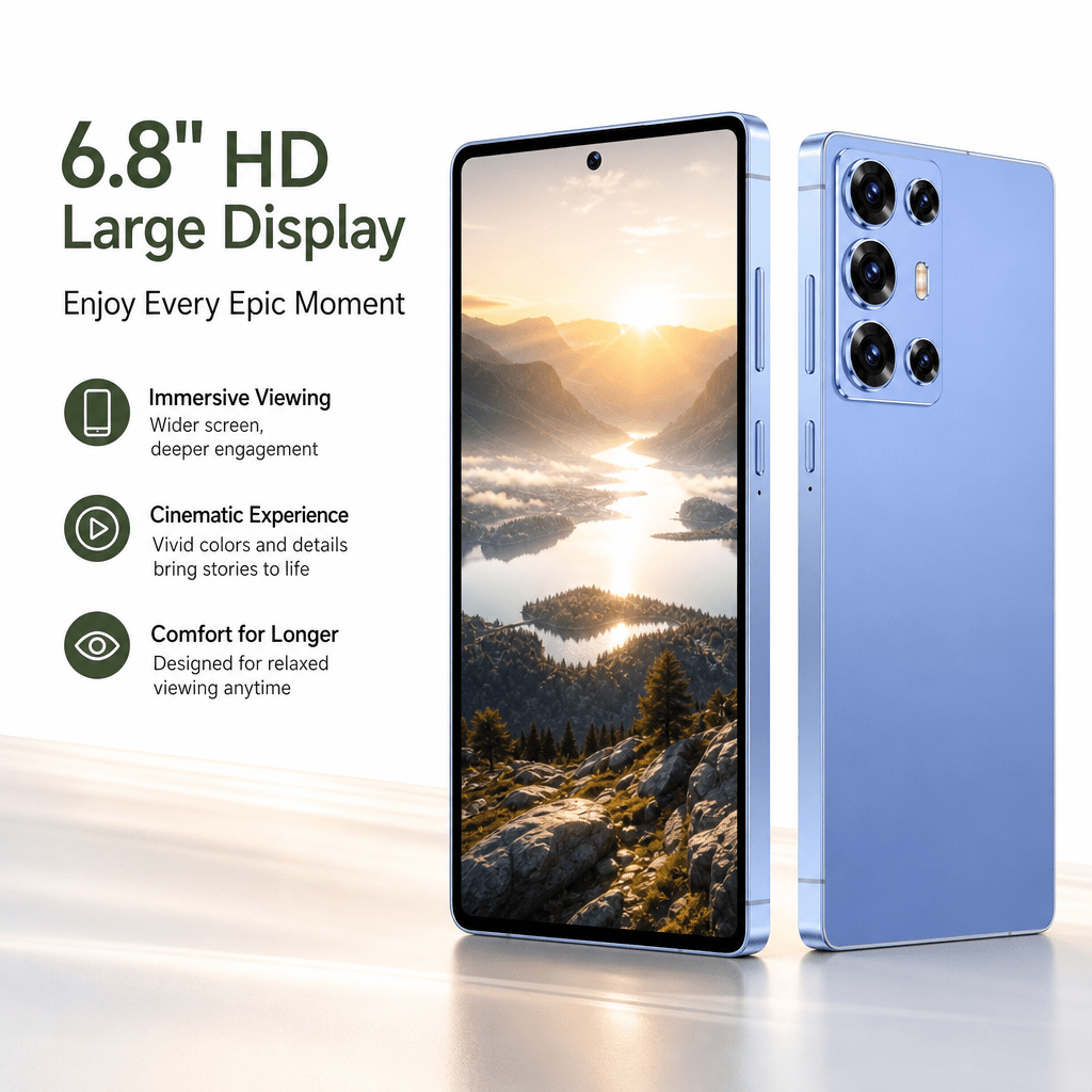 high definition transparent 4gb 64gb phone presents picture quality and comfortable eye friendly visual experience lightweight portable mobile phone   running standby and multiple  Product details 1