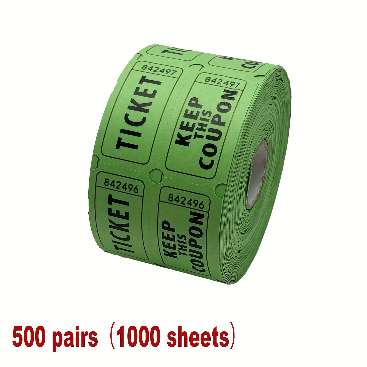 TEMU 1000pcs Game Lottery Tickets Lottery Tickets Opening Celebration Event Tickets Lottery Paper Game Tickets Double-sided Lottery Tickets
