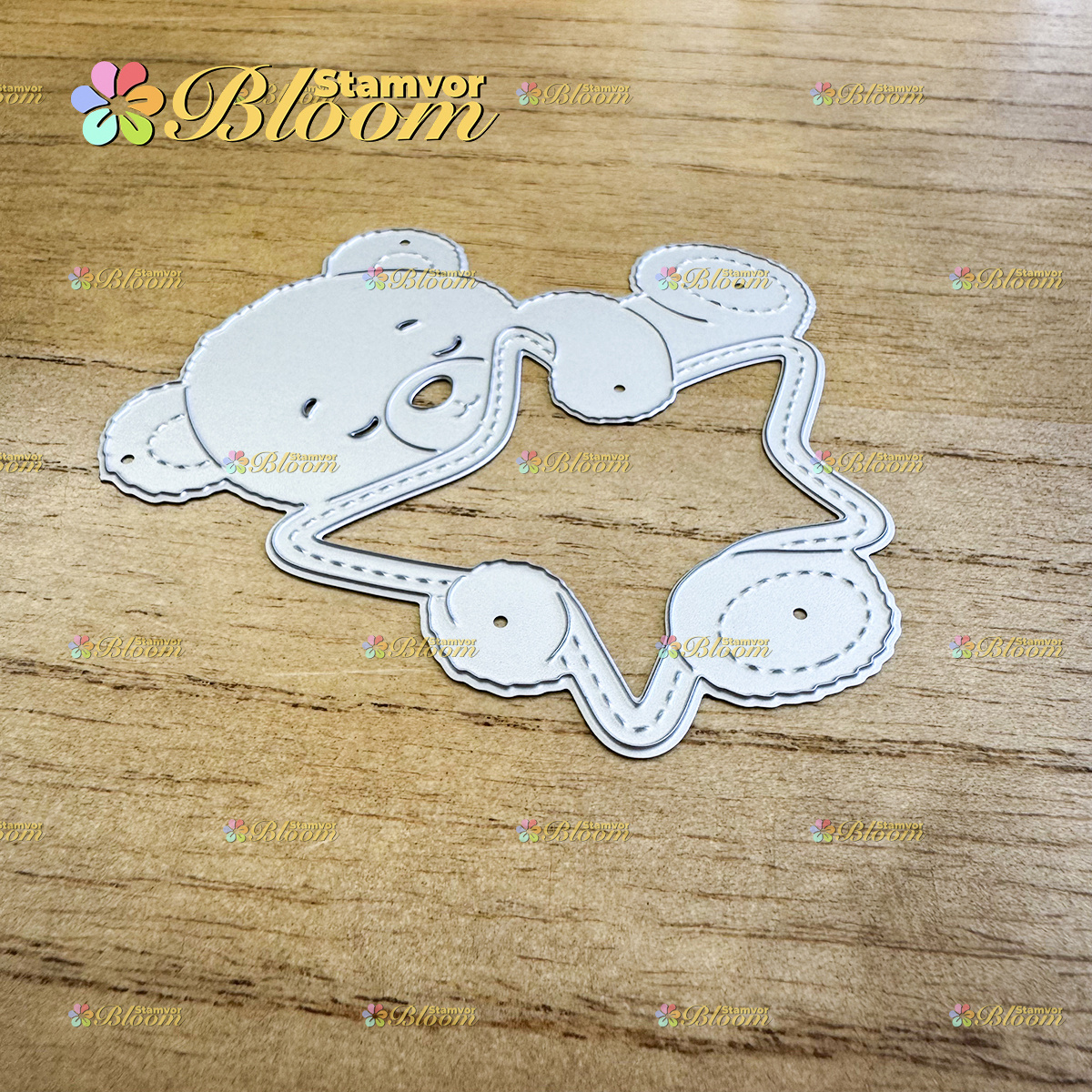 TEMU Matrices de découpe en métal originales adorable avec carte à secouer étoilée, réutilisables, pour bricolage, scrapbooking, découpes de papier