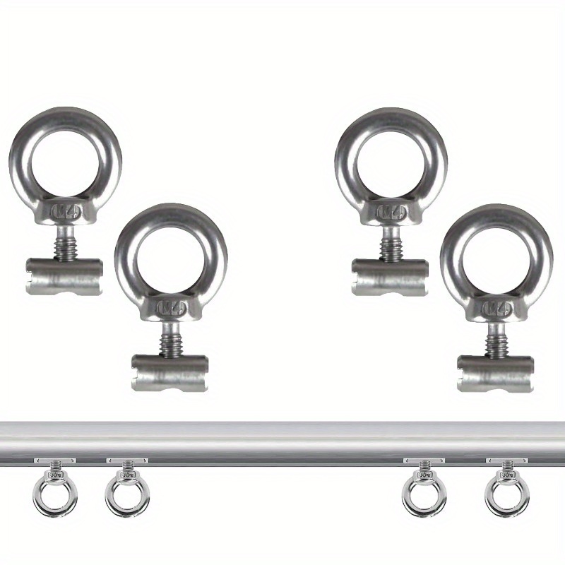 TEMU 4/ 10pcs Awning Rail Stoppers 6mm For Rv Motorhome Campervan Camping Tent Equipment Awnings Accessories, 304 Stainless Steel Awning Piping