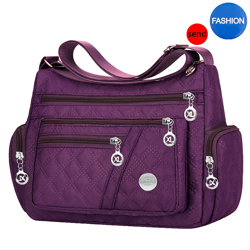 TEMU Ladies' Crossbody Bag - [1 Bag And 1 Badge] Spring And Summer Universal Men's And Women's Fashionable Lightweight Adjustable Shoulder Strap