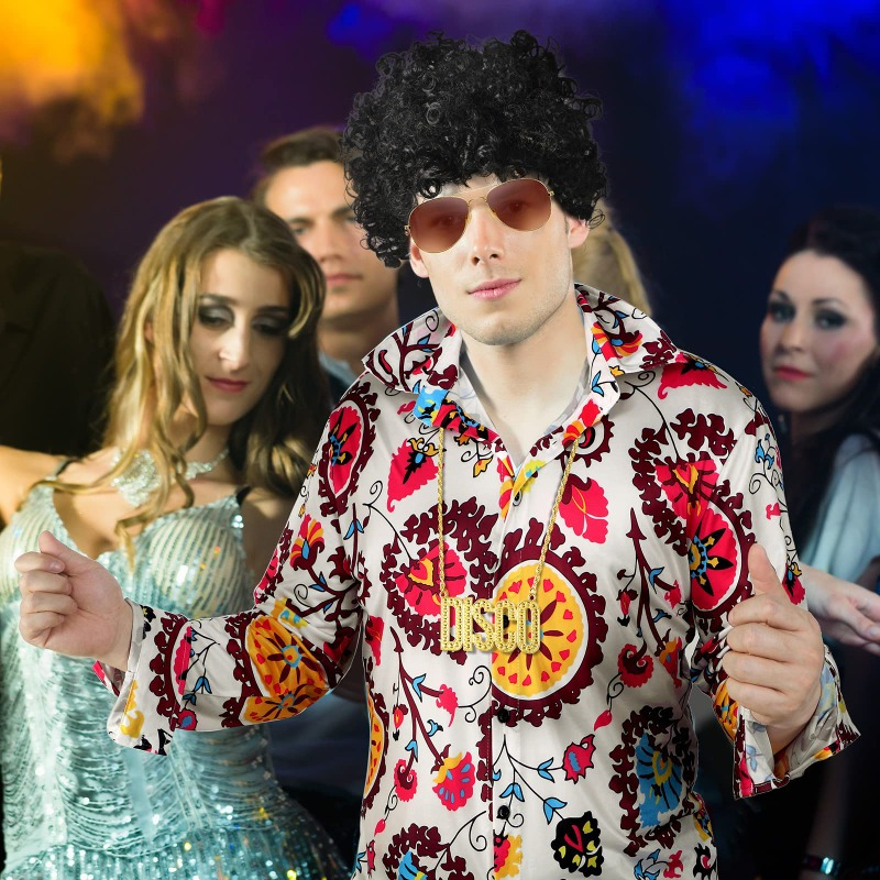 70s Funky Brown Wig - Costumes In Australia - Foto 7