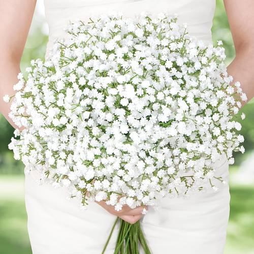 450 Flowers, 15 Bunches of Artificial 'S Breath, Premium Antioxidant Bulk Bouquets with Stems, Realistic Touch Faux Flowers, Decorative Bouquets for Home And Office, Outdoor Garden And Courtyard Decor, Christmas Wedding Birthday Party Decorations