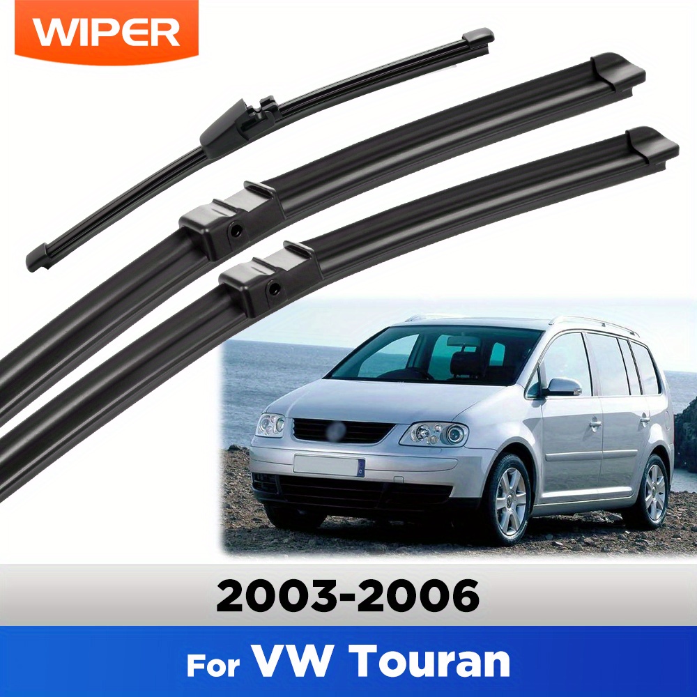 TEMU Wiper Lhd Front & Rear Wiper Blades Set For Vw 2003 - 2006 Windshield Windscreen Window Brushes 28"+28"+16"