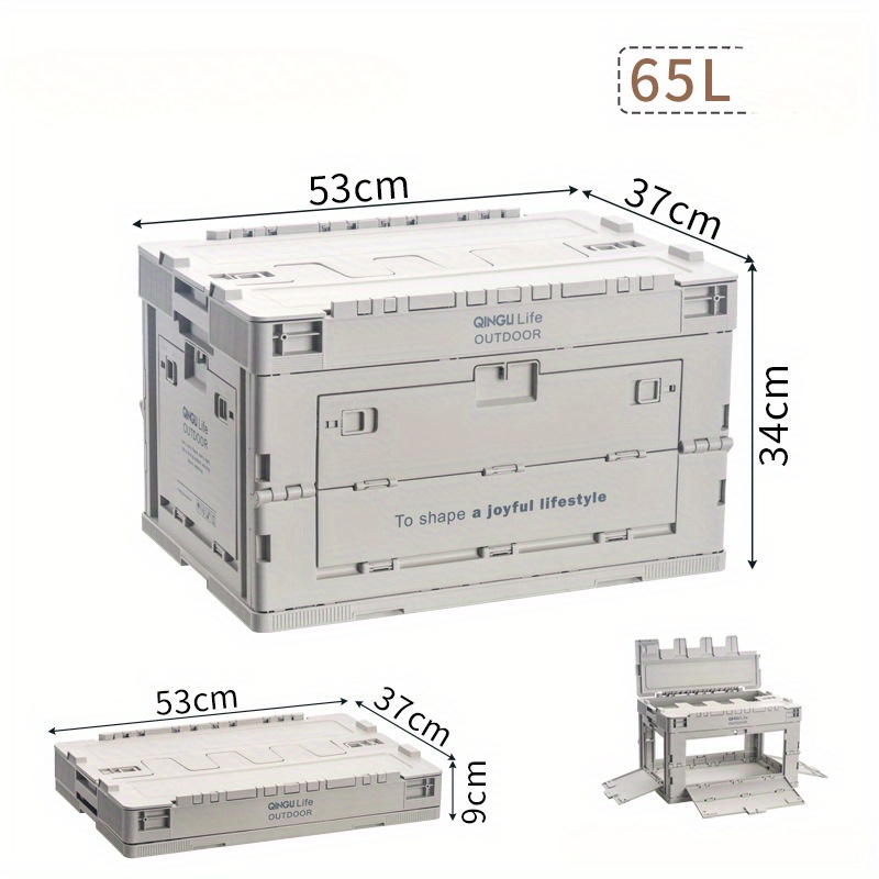 Outdoor Storage System | Collapsible Box | Base For Alpine Hikes & Mediterranean Picnics | Tool & Cookware Organiser, Box, Cabinet, Rack For Outdoor Storage, Box, Cabinet, Rack For Outdoor Storage