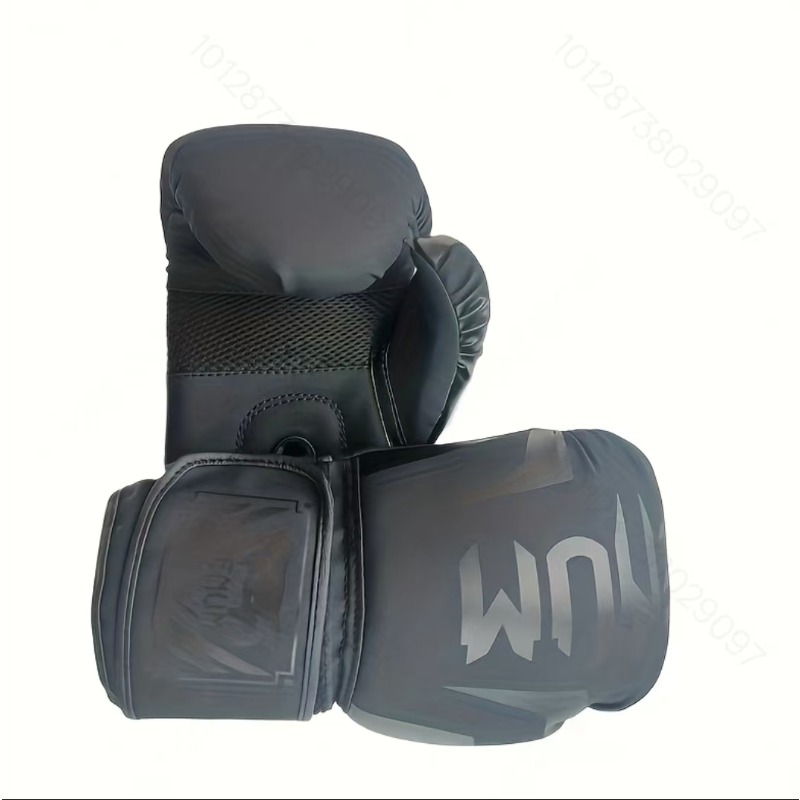 6oz 8oz 10oz 12oz   16oz pu leather boxing gloves suitable for taekwondo muay thai training breathable professional hook loop closure gloves for gym sparring competition multi color