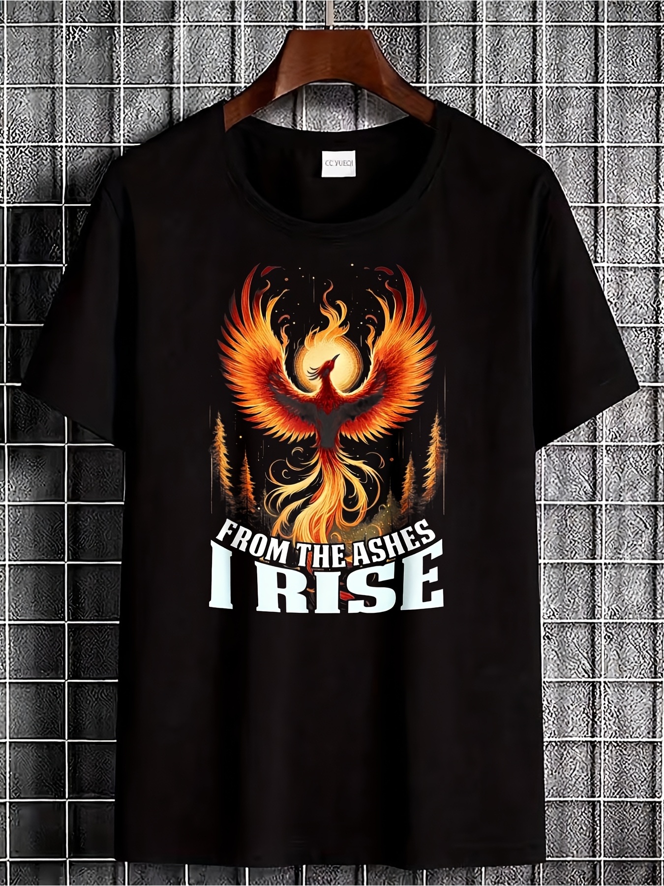 item picture   t shirt black from   i   graphic print for men men casual wear workout   statement top
