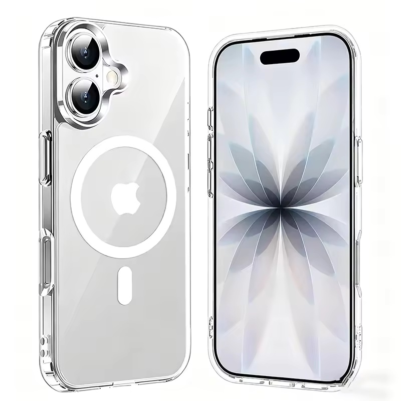 TEMU Coque de téléphone - Coque magnétique de luxe antichoc pour Iphone 18 17 16 15 14 Plus 13 12 11 Pro Max 17 Charge fil