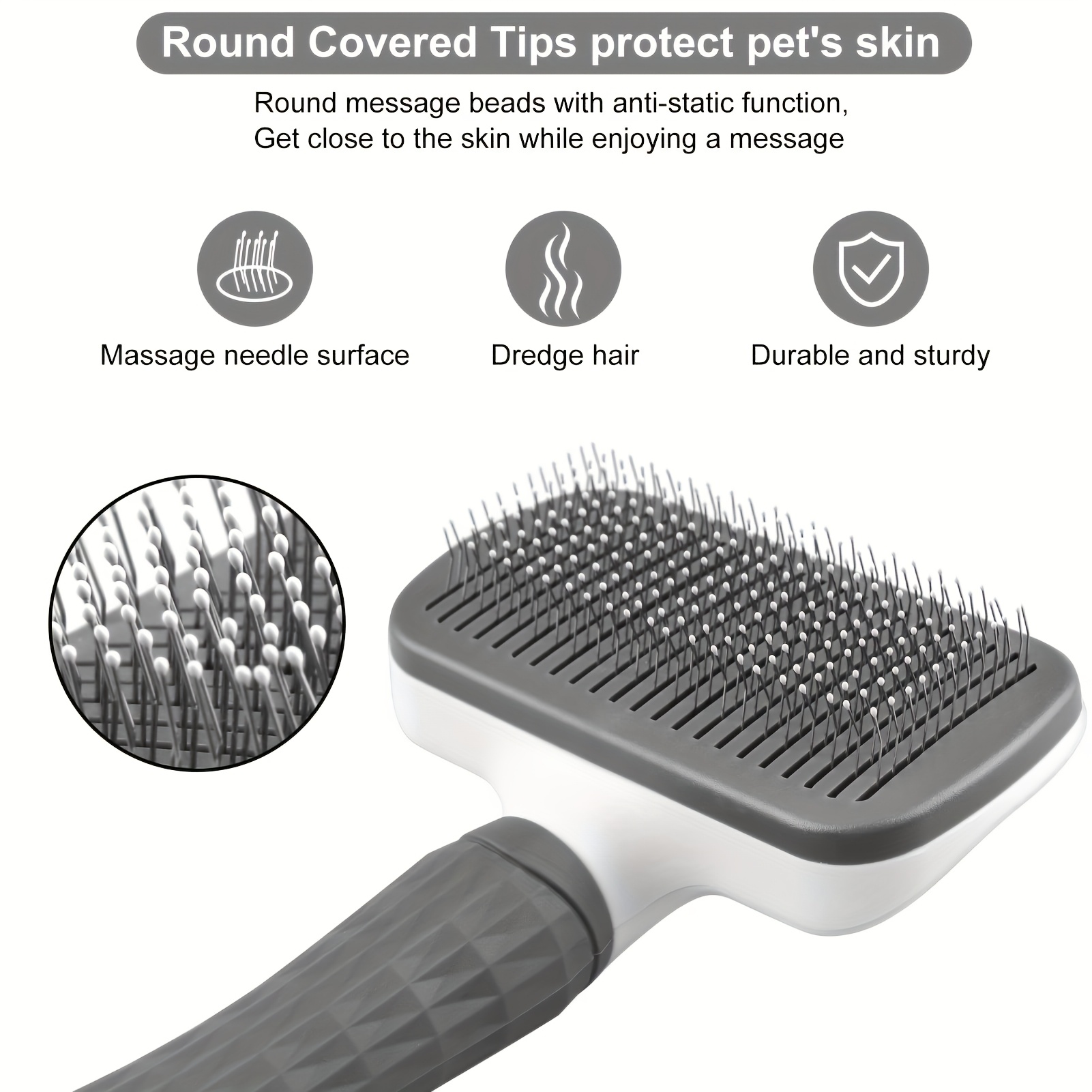 pet self cleaning comb     hair removal comb or   universal comb     square shaped Product details 1