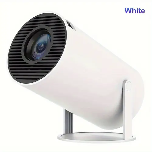 pro mini portable projector 4k 260ansi smart projector with wifi 6 wireless 5 0 adjustable screen 180 rotation built in 11 0 os hi fi home theater