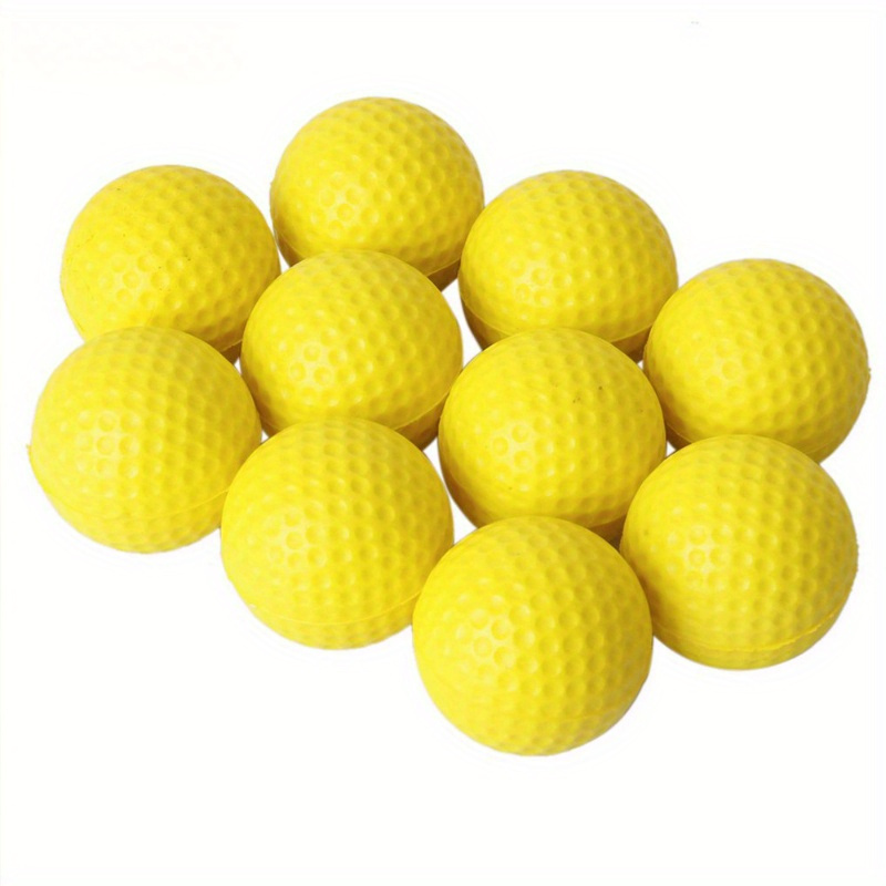 TEMU Lot de 5 balles de en mousse PU, balles de élastiques en éponge pour l'entraînement en intérieur et en extérieur